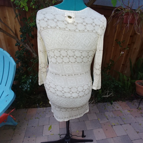 🌺🌺QUIKSILVER Boho Beach Cover Up Tunic🌞🌞 - Picture 4 of 8